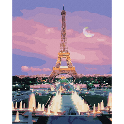Maľovanie podľa čísel – Eiffelova veža